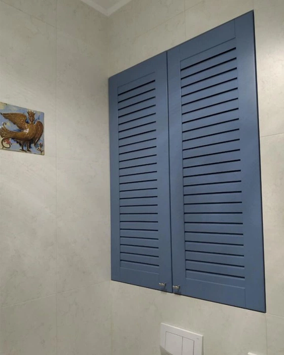 Pigeon blue RAL 5014 двери-жалюзи