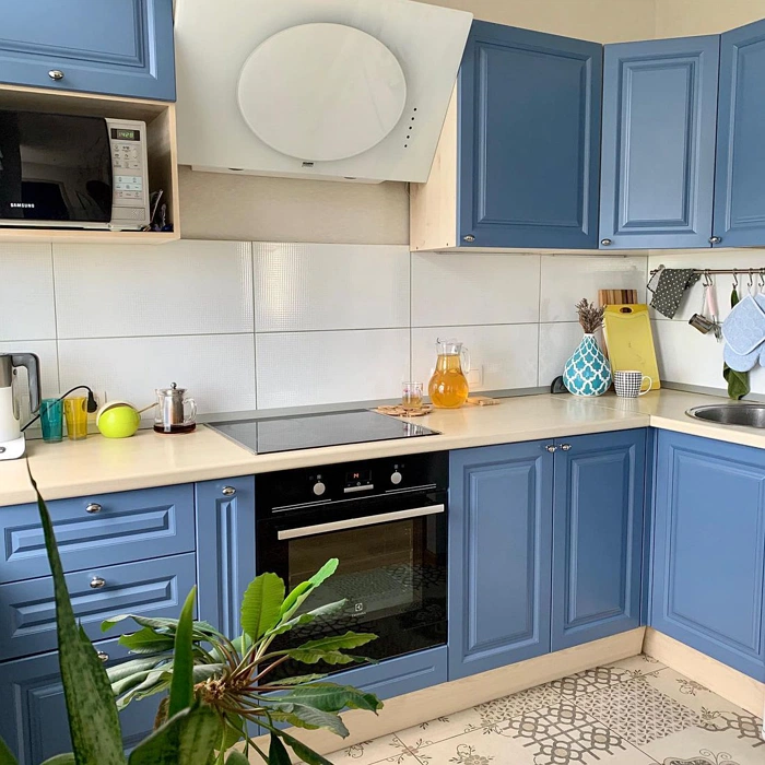 RAL  5014 цвет фасадов кухни