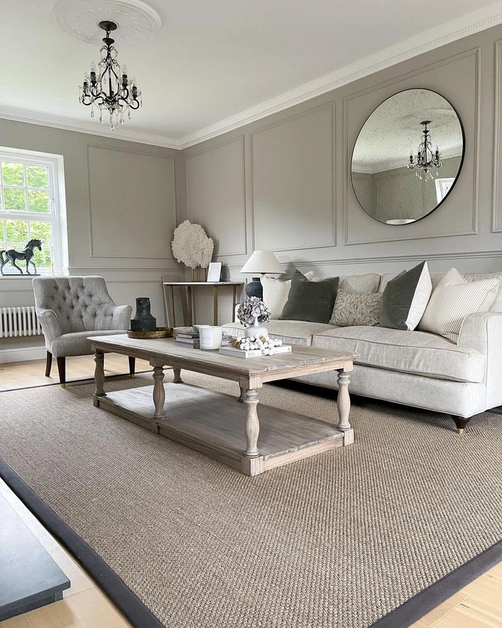 Farrow and Ball 275 Purbeck Stone в интерьере фото