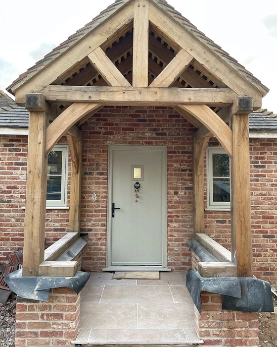 RAL Classic 7032 входная дверь