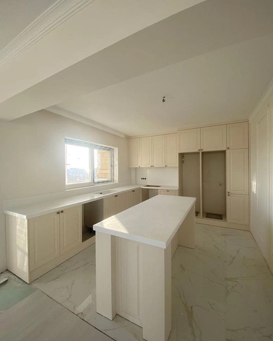 Цвет RAL 9001 фасад кухни