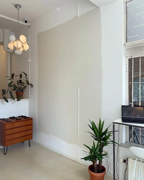 Светлый бежевый RAL 9001 в интерьере