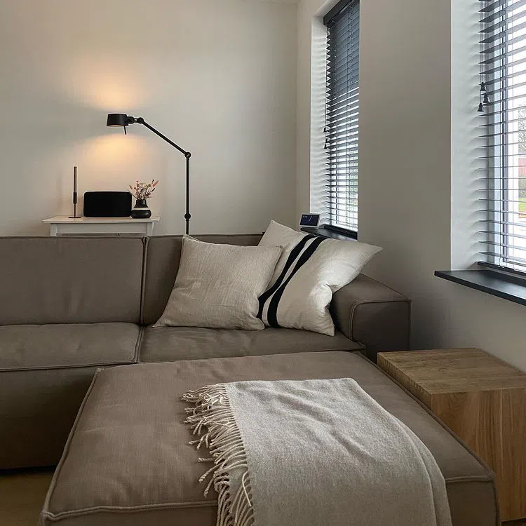 Интерьер в стиле минимализм с белыми стенами RAL 9016