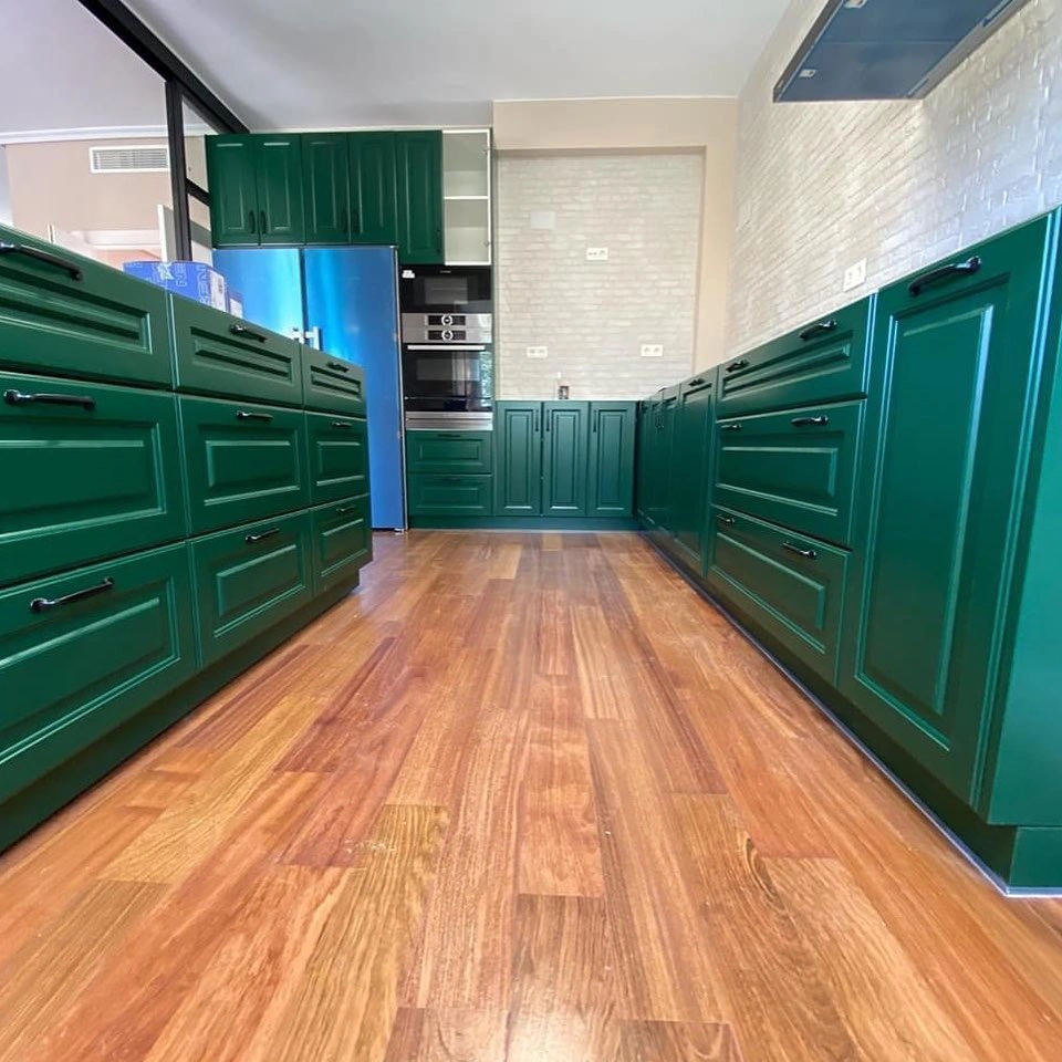 RAL Classic RAL 6005 Moss Green в интерьере фото