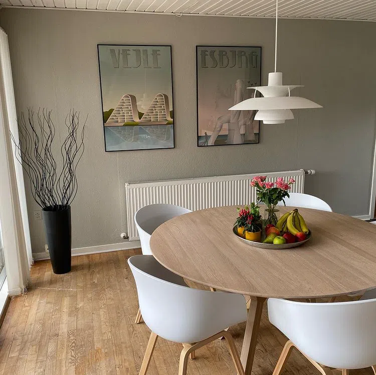 Стильный интерьер с цветом RAL 7044 Серый шёлк