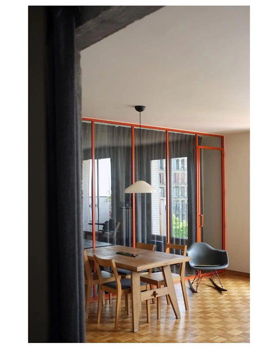 Перегородка RAL 2001 фото в интерьере