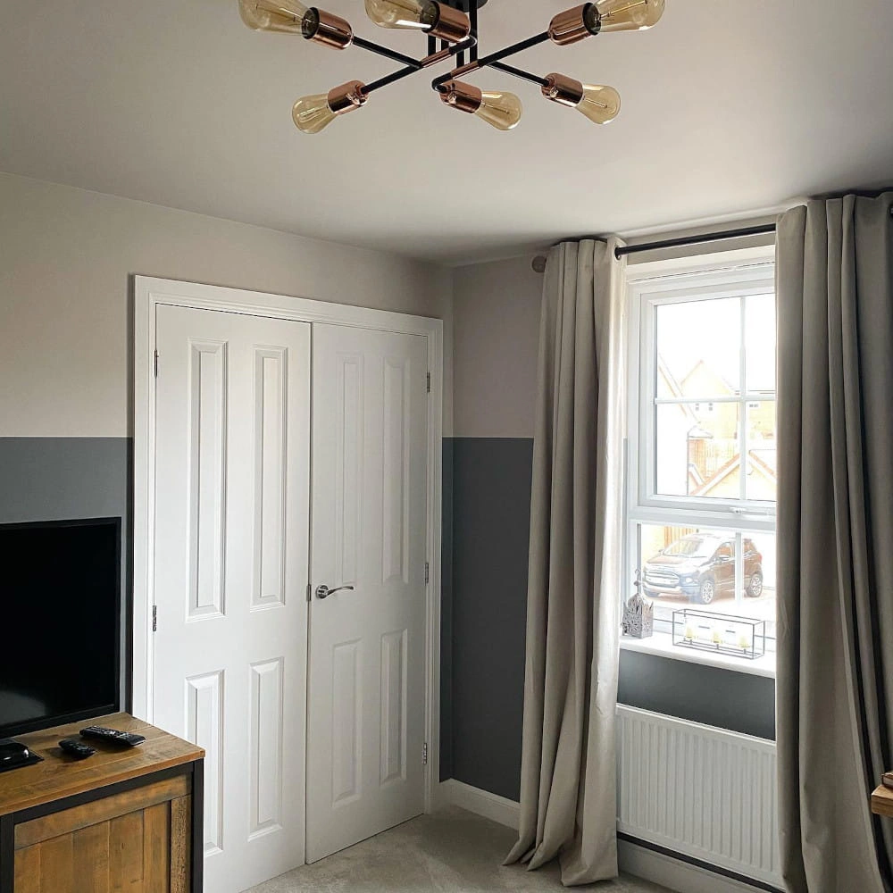 Dulux 00NN 25/000 Urban Obsession в интерьере фото