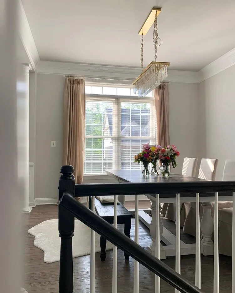 Sherwin Williams SW 7647 Crushed Ice в интерьере фото