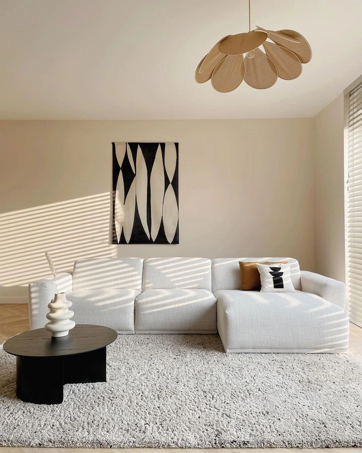 Farrow and Ball 2008 Dimity в скандинавском интерьере