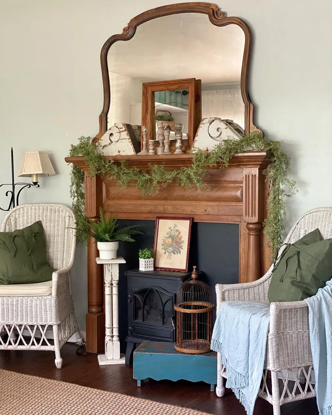 Sherwin Williams SW 6204 Sea Salt в интерьере фото