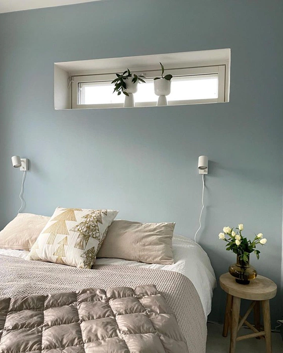 Tikkurila Секрет X438 в спальне