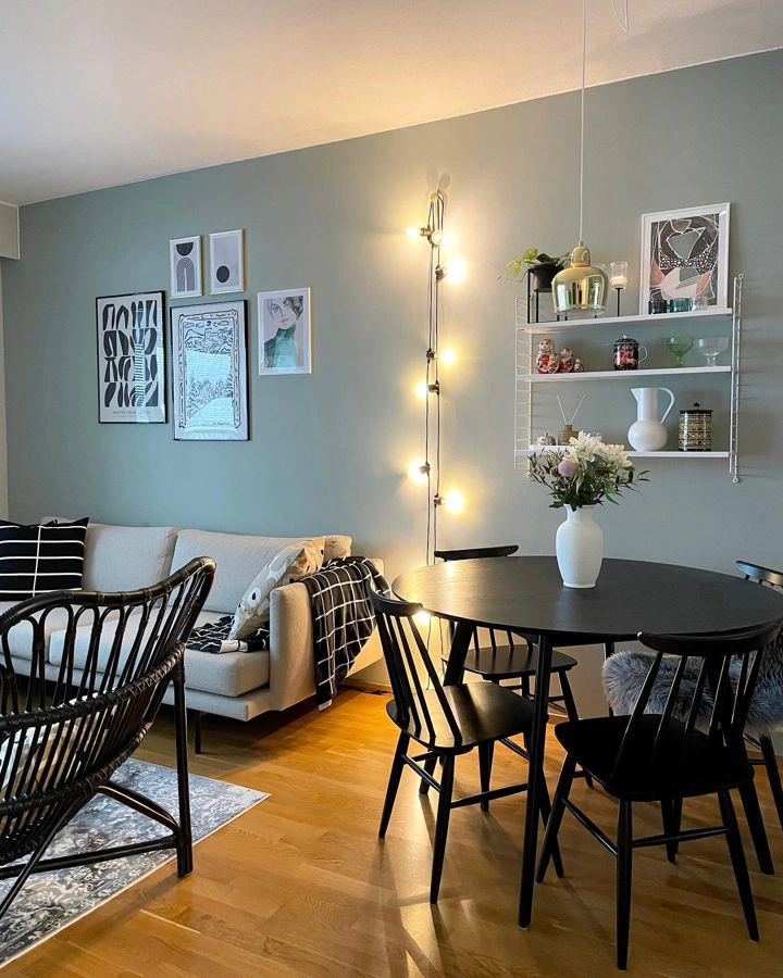 Tikkurila Serpentine V447 гостиная