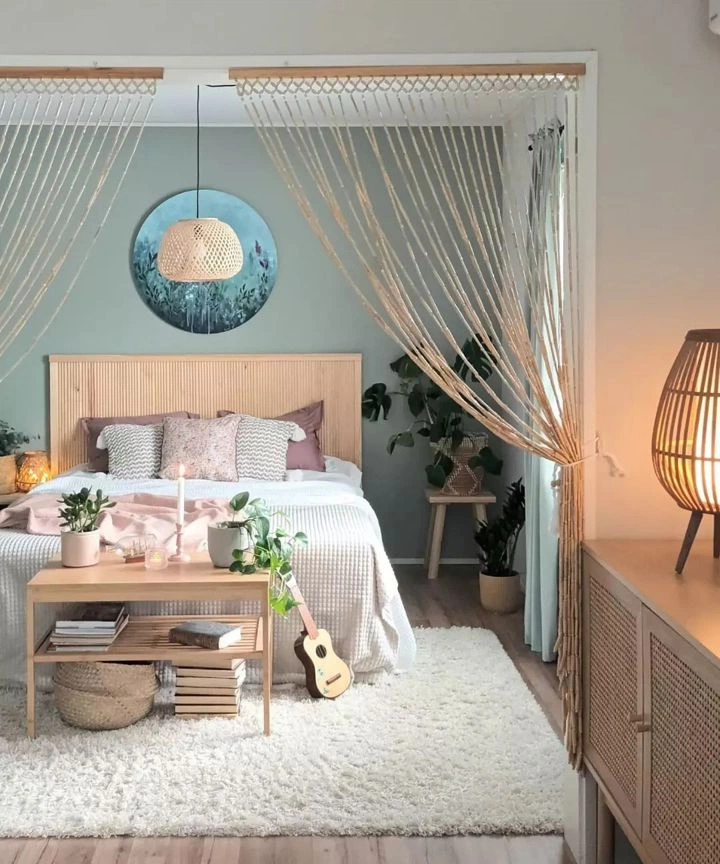 Tikkurila Serpentine V447 спальня