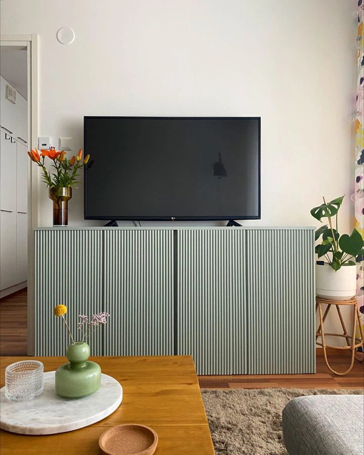 Tikkurila Serpentine V447 крашеная мебель