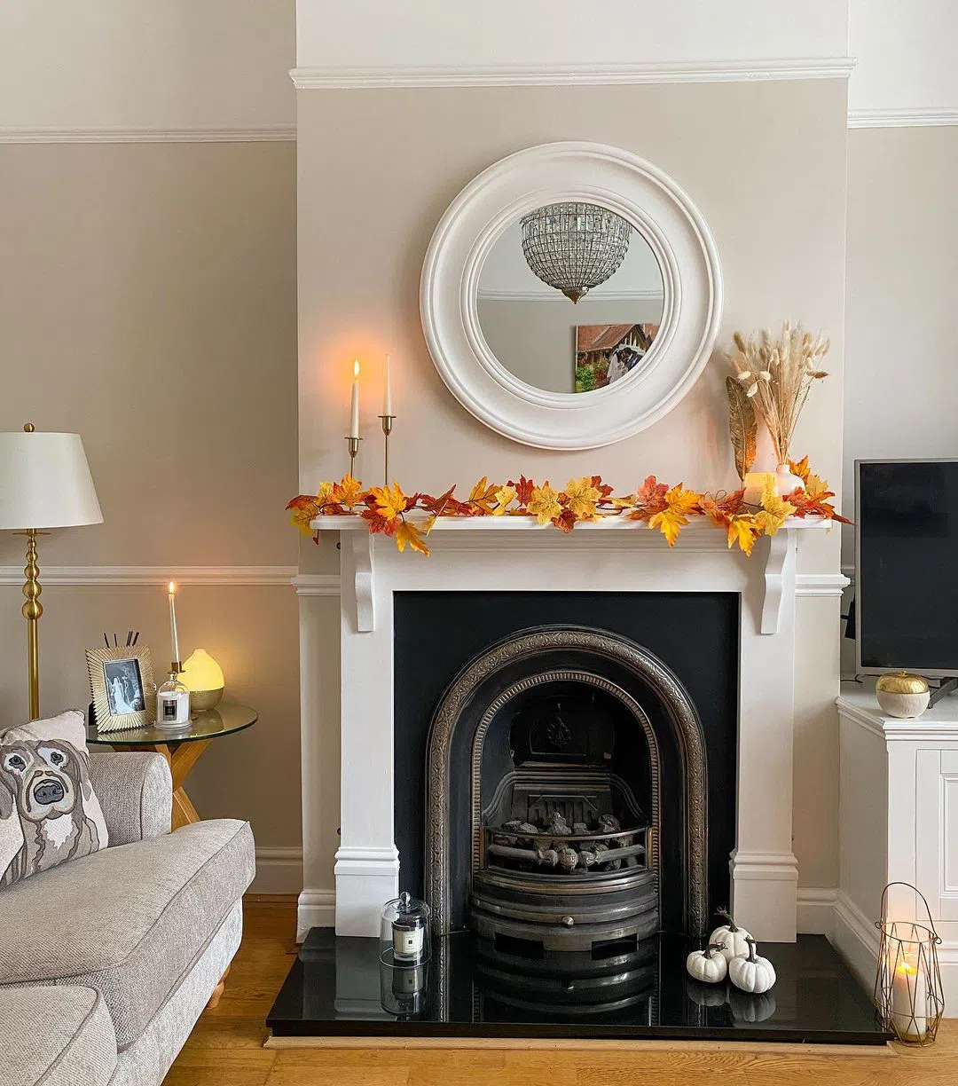 Бежевый Farrow and Ball Skimming Stone в интерьере