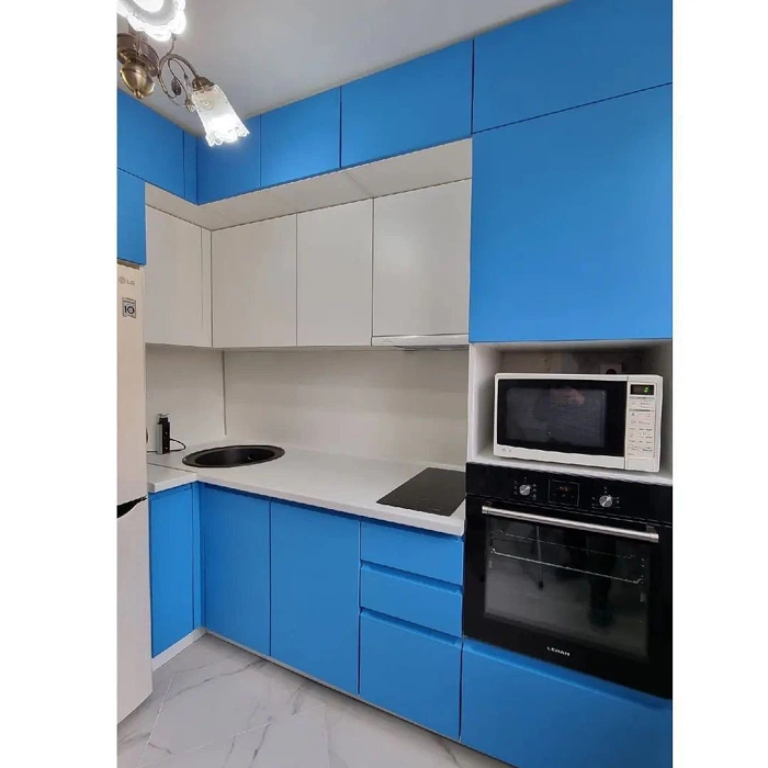 RAL 5015 фасады кухни