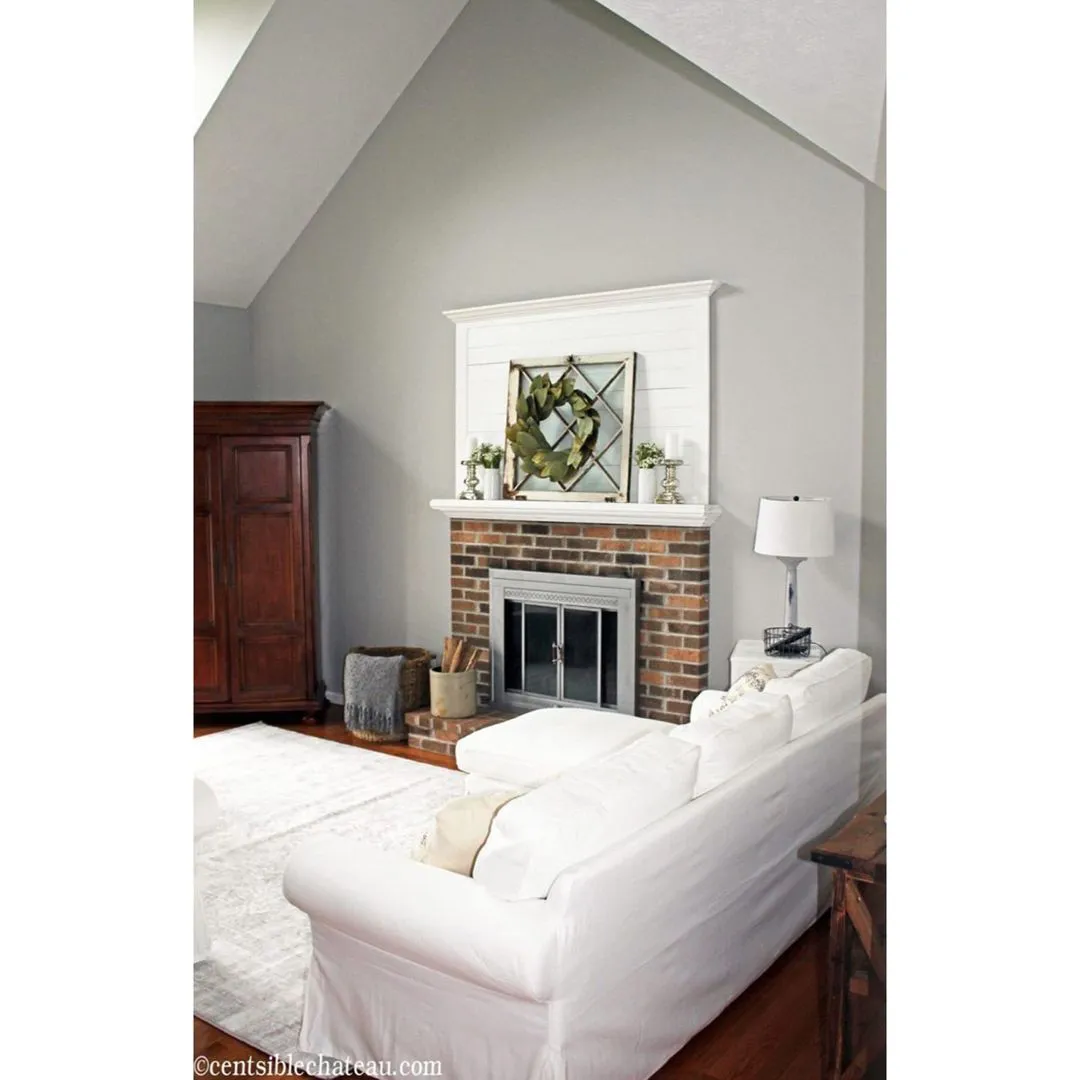 Sherwin Williams SW 0055 Light French Gray в интерьере фото