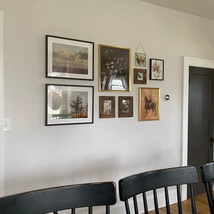 Sherwin Williams SW 7014 Eider White в интерьере фото