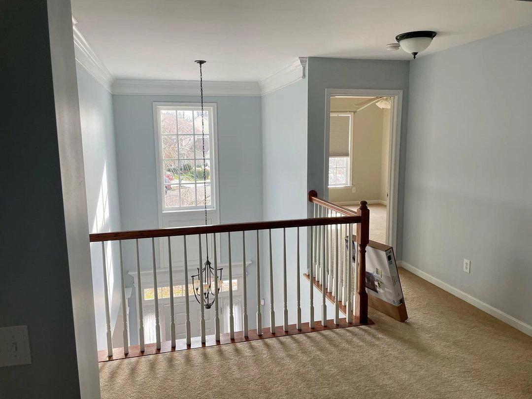 Sherwin Williams SW 6246 North Star в интерьере фото