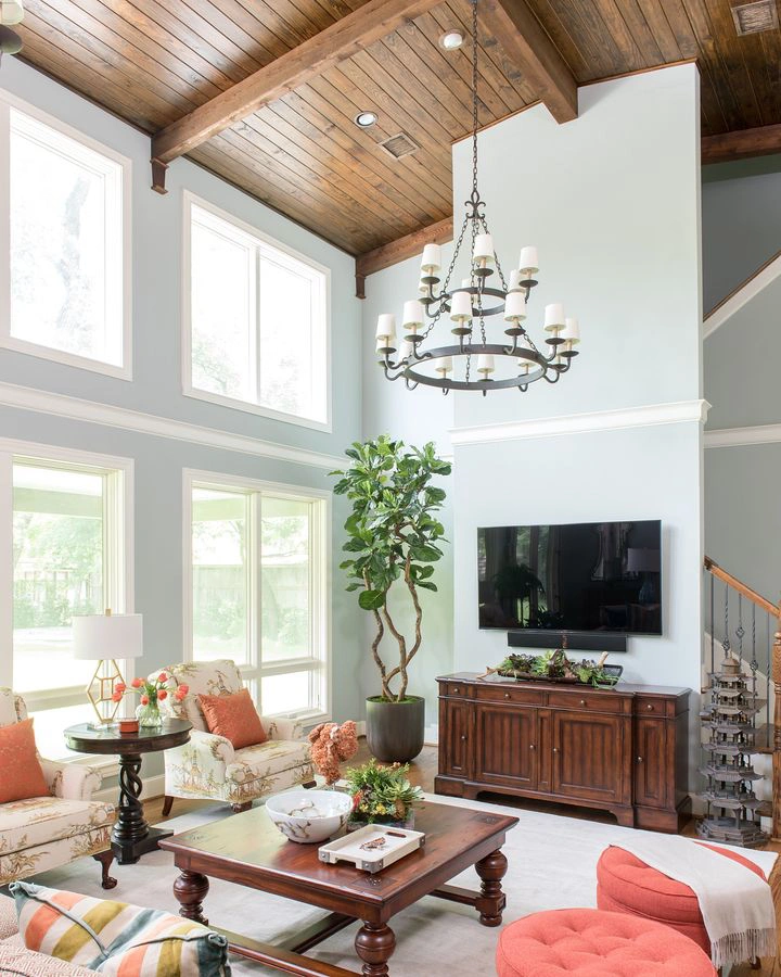 Sherwin Williams SW 6205 Comfort Gray в интерьере фото