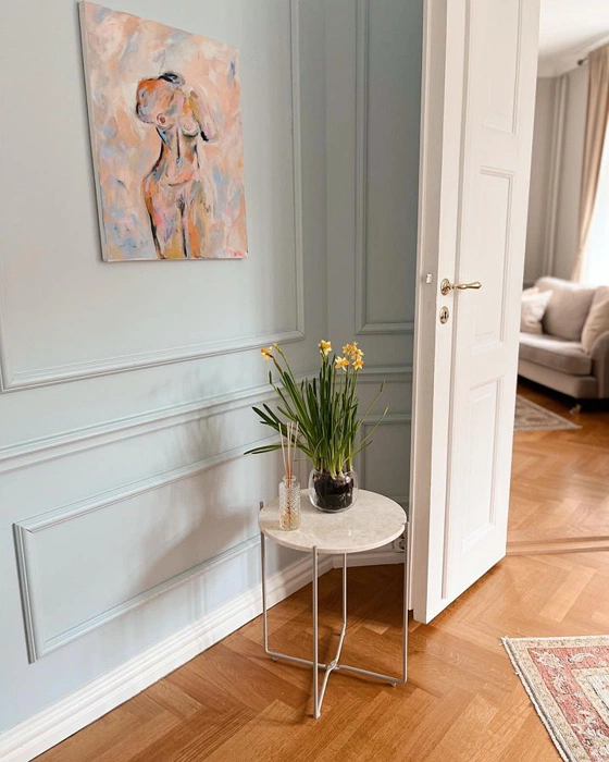 Скандинавский интерьер с краской Tikkurila Принц G490