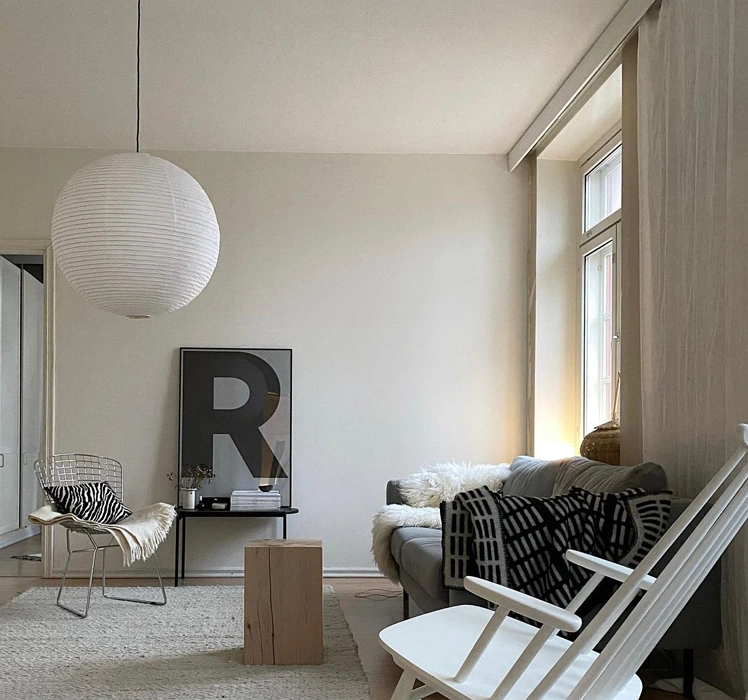 Скандинавский интерьер Tikkurila Холст G485 