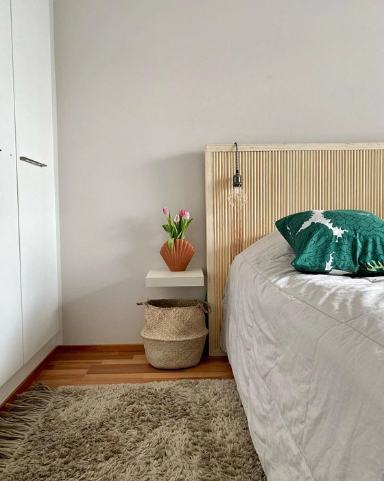 Tikkurila Кашемир X485 спальня в скандинавском стиле