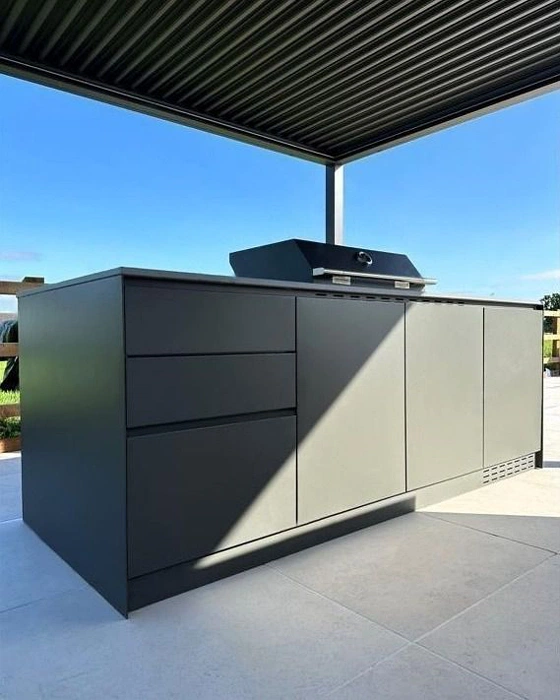 RAL 7022 комод без ручек