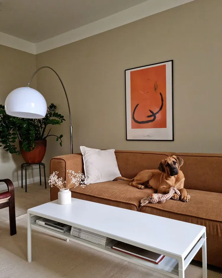 Стильный скандинавский интерьер с цветом X459 Сон