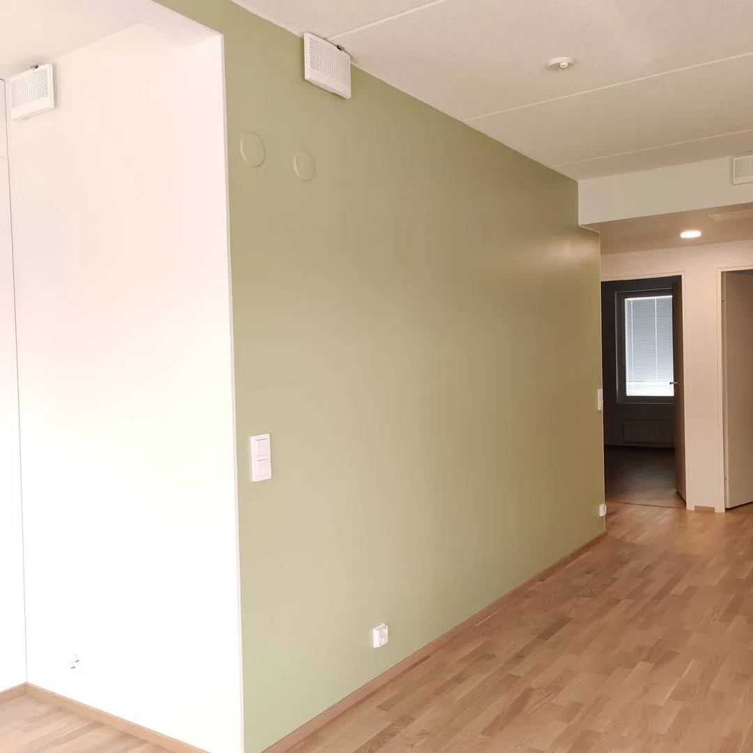 Ремонт квартиры с фисташковой стеной V386 Niili