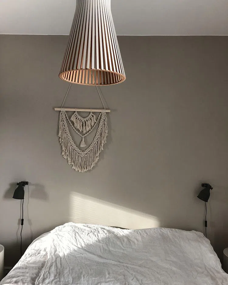 Интерьер в стиле бохо со стенами Tikkurila V484