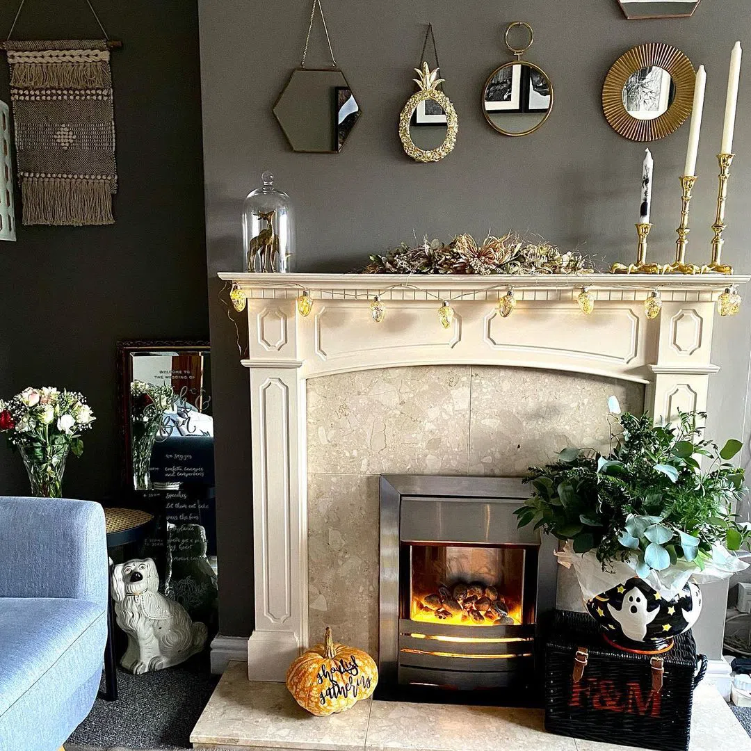 Mole's Breath Farrow and Ball в классическом интерьере