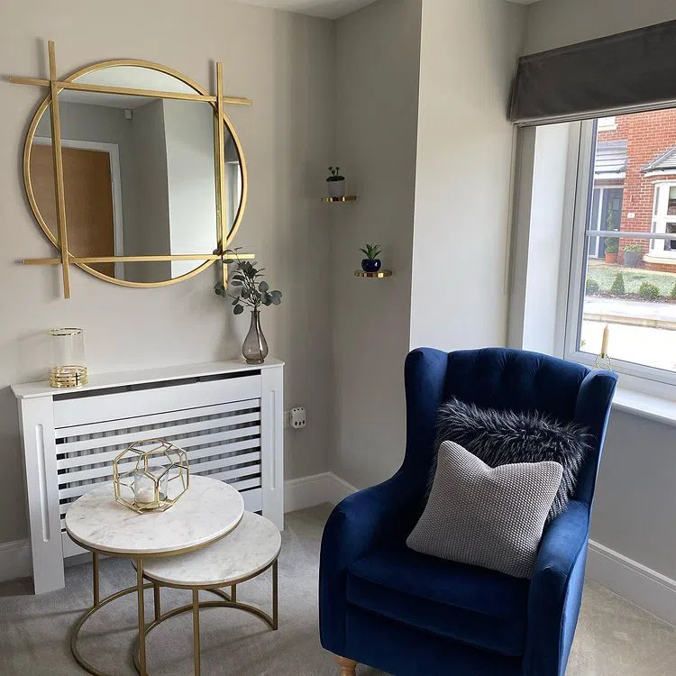 Современный интерьер Farrow and Balls Аммонит