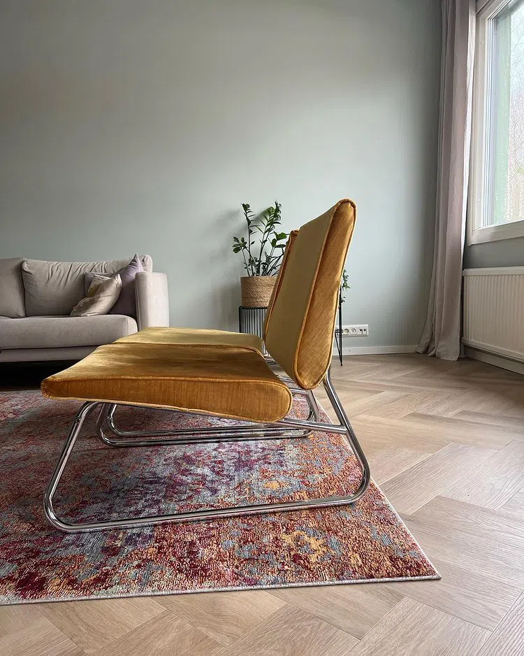 Современный ремонт с краской Tikkurila x447 Морской туман