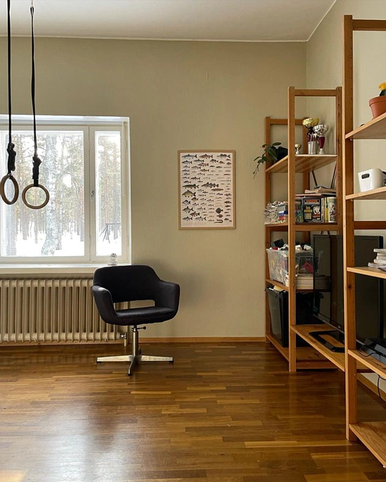 Tikkurila Сон X459 в гостиной