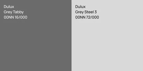 00NN 16/000 Grey Tabby vs 00NN 72/000 Grey Steel 3