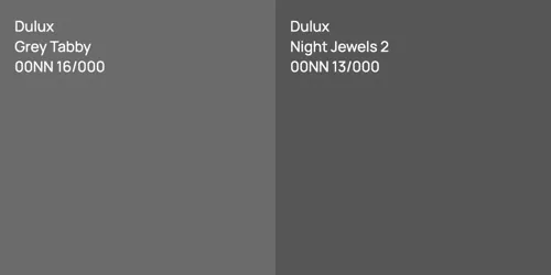 00NN 16/000 Grey Tabby vs 00NN 13/000 Night Jewels 2