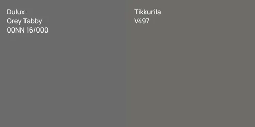 00NN 16/000 Grey Tabby vs V497 