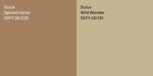 00YY 26/220 Spiced Honey vs 50YY 49/191 Wild Wonder