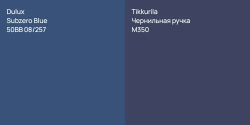50BB 08/257 Subzero Blue vs M350 Чернильная ручка