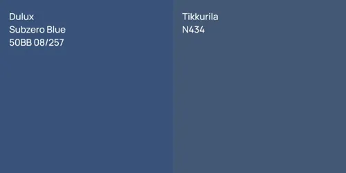 50BB 08/257 Subzero Blue vs N434 