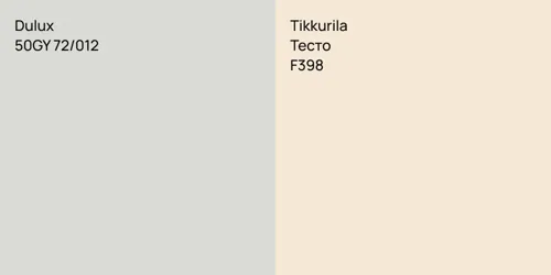 50GY 72/012 null vs F398 Тесто