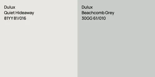 81YY 81/016 Quiet Hideaway vs 30GG 61/010 Beachcomb Grey