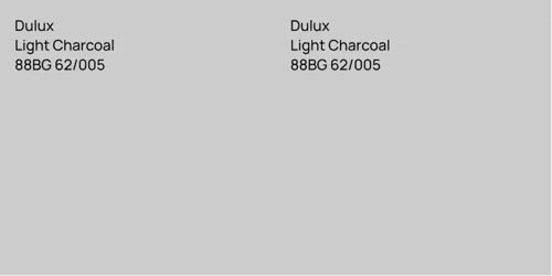 88BG 62/005 Light Charcoal vs 88BG 62/005 Light Charcoal