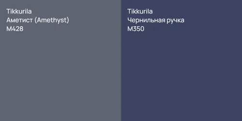 M428 Аметист (Amethyst) vs M350 Чернильная ручка