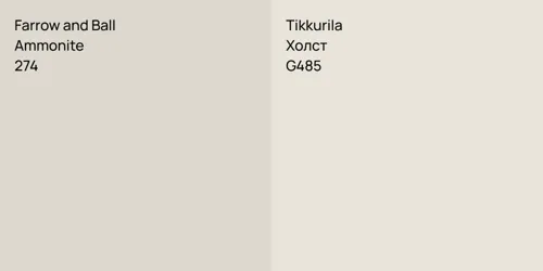 274 Ammonite vs G485 Холст