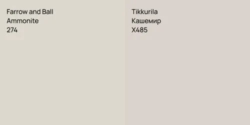 274 Ammonite vs X485 Кашемир