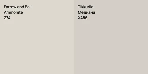 274 Ammonite vs X486 Медиана