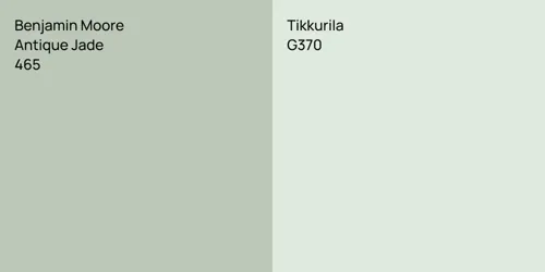 465 Antique Jade vs G370 