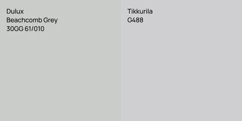 30GG 61/010 Beachcomb Grey vs G488 